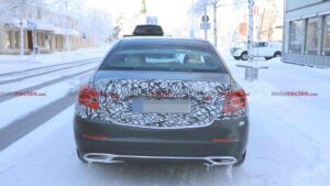 Spy shots of a 2027 Mercedes-Benz C-Class exterior