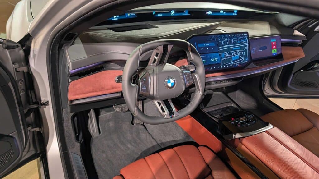 bmw series 7 interior reveal