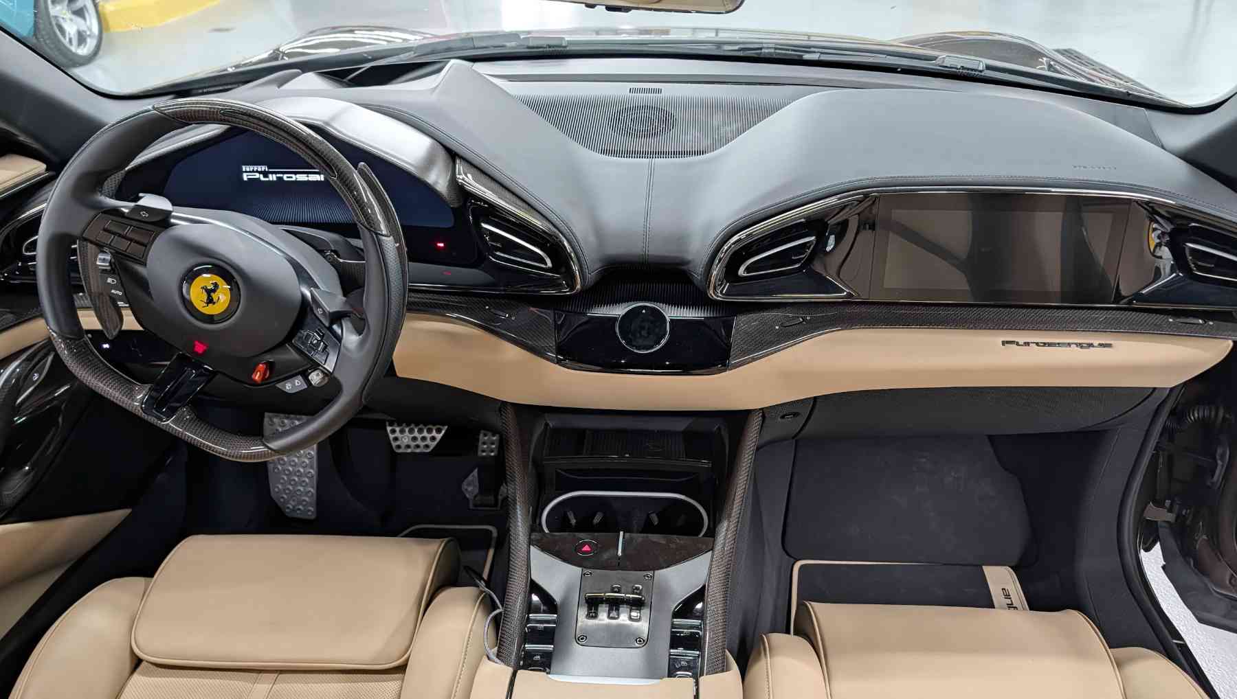 Interior of a Ferrari Purosangue