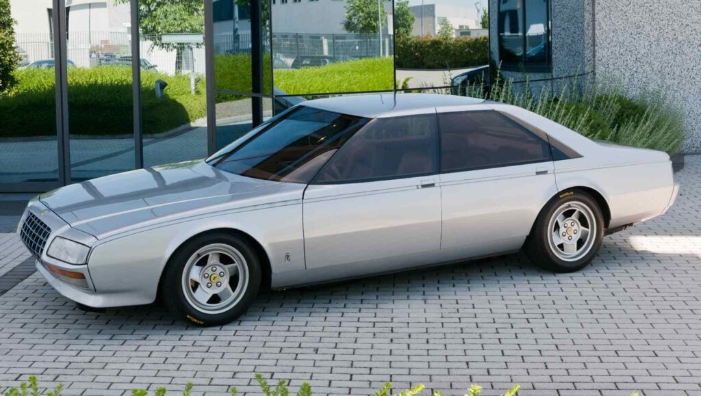 1980 Ferrari Pinin high angled side view