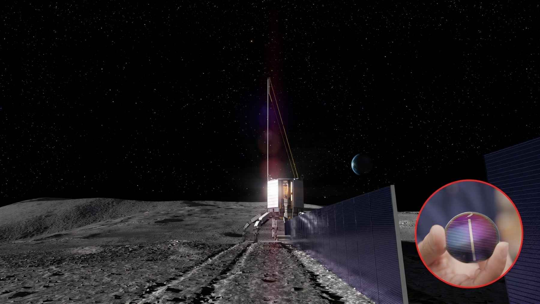 A reactor heated to 1,600°C can melt raw Moon dust into finished solar cells, glass and wire, with nothing launched from Earth. The exact same trick turns cheap desert sand into panels back home, with zero carbon.