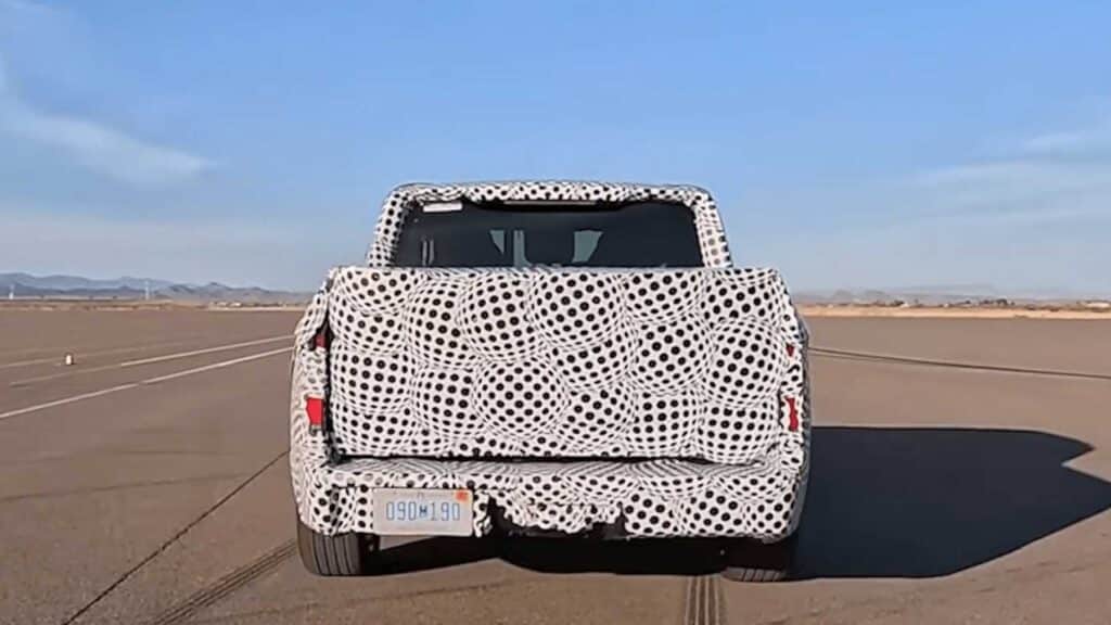back of new ford $30,000 truck