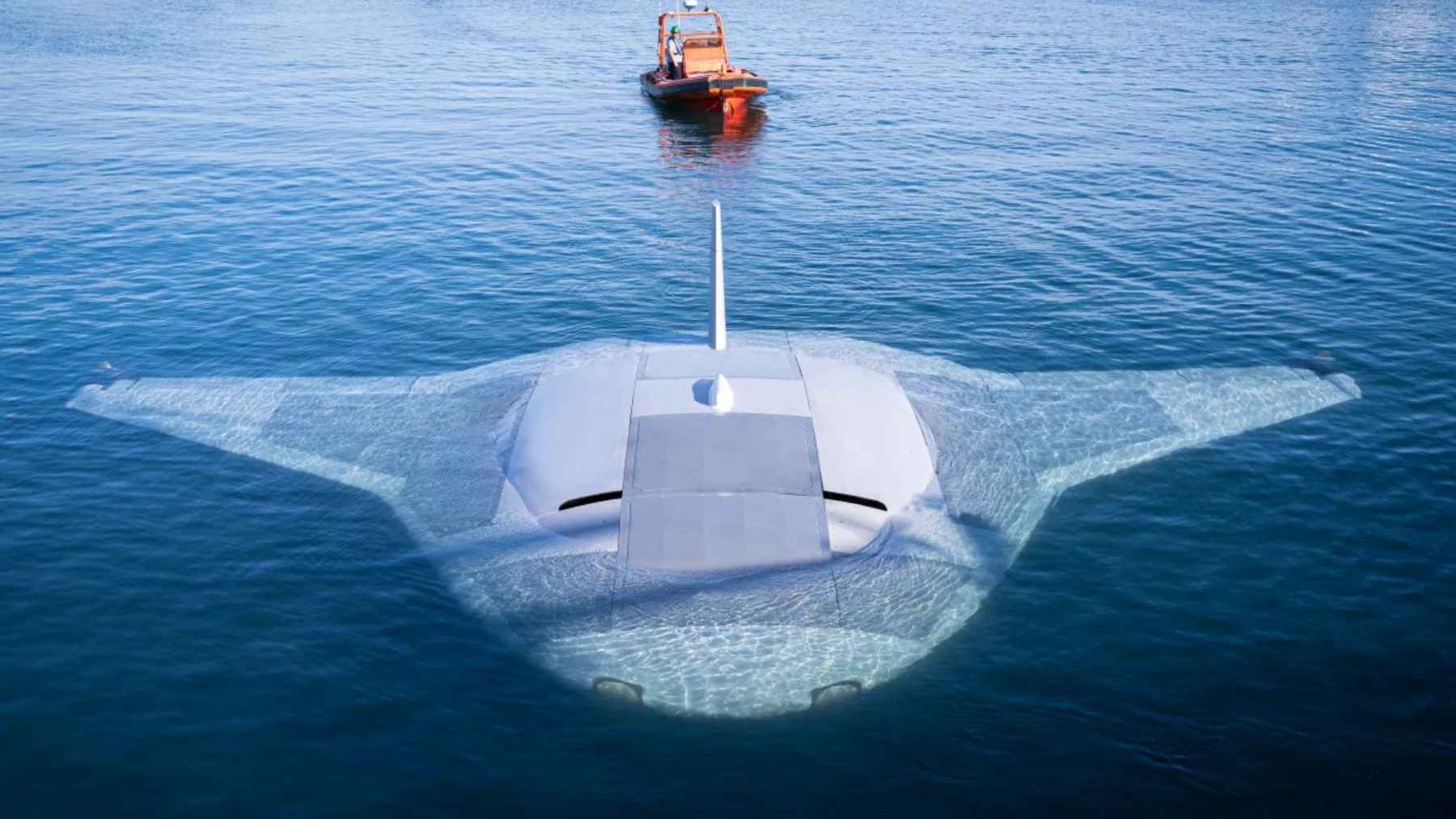 China built an underwater drone shaped like a manta ray, its electronics sealed in a hull rated to crush depths near 2,000 meters, and ran it through a mine hunt in near-total darkness, body still, fins rippling