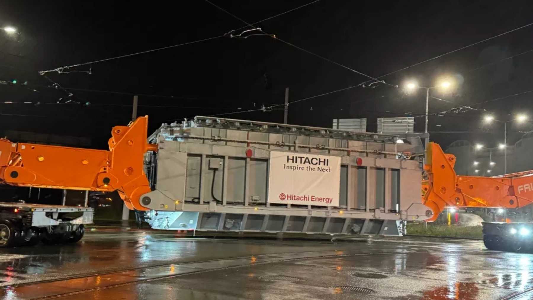 Sweden just shipped the most powerful transformer of its kind ever built, a 446-ton machine the weight of a loaded 747, rolling it out of the factory on a 350-foot trailer with over 300 wheels at walking pace, bound for China to power 10 million homes