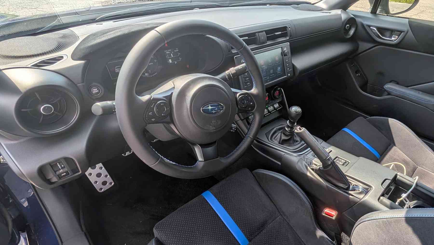 Interior view of a 2026 Subaru BRZ