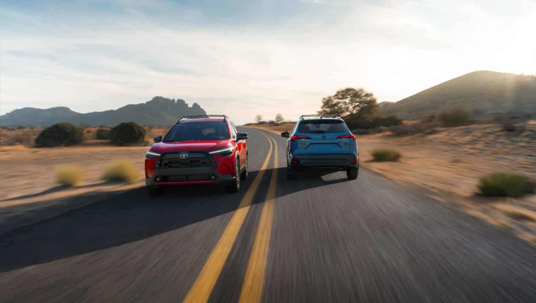 While European drivers get a Corolla Cross that brakes and corners better in snow as standard, America gets the identical SUV with that mode switched off, the same rear motor already spinning underneath and only the software missing