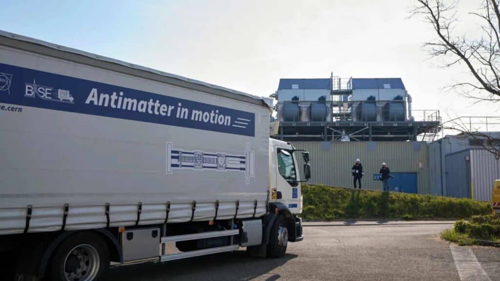 BASE-STEP antimatter trap truck CERN