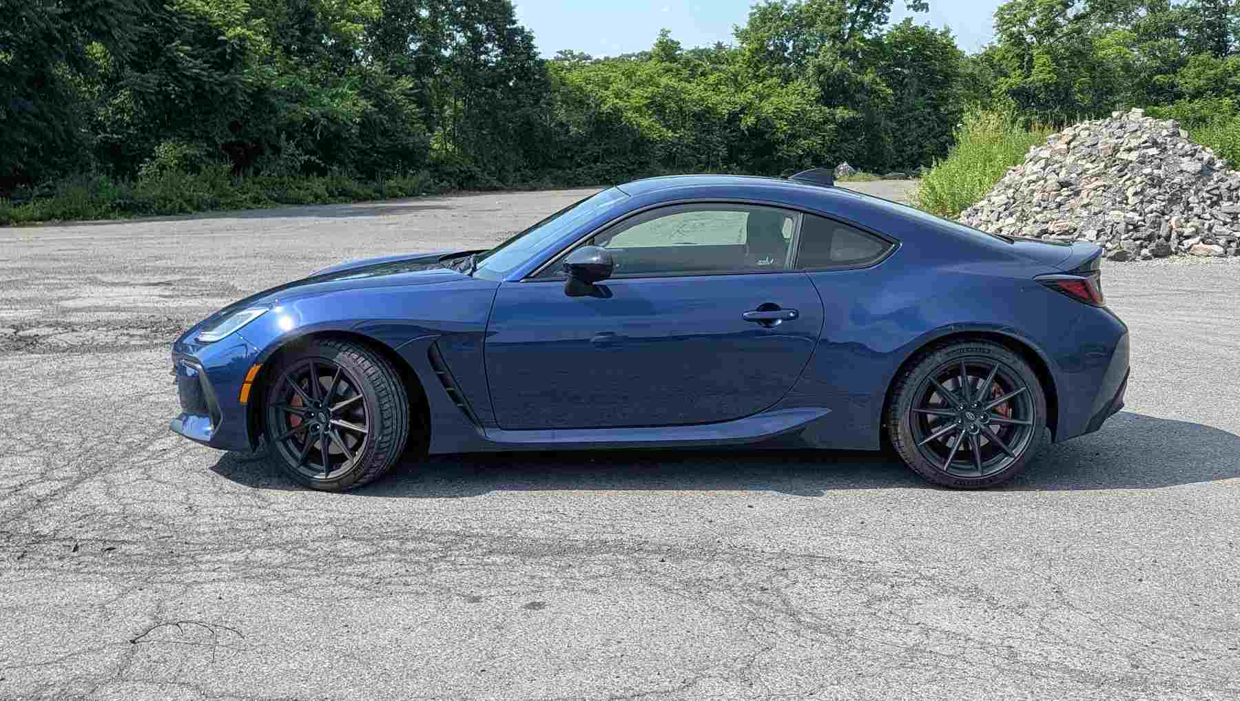 Side view of a 2026 Subaru BRZ