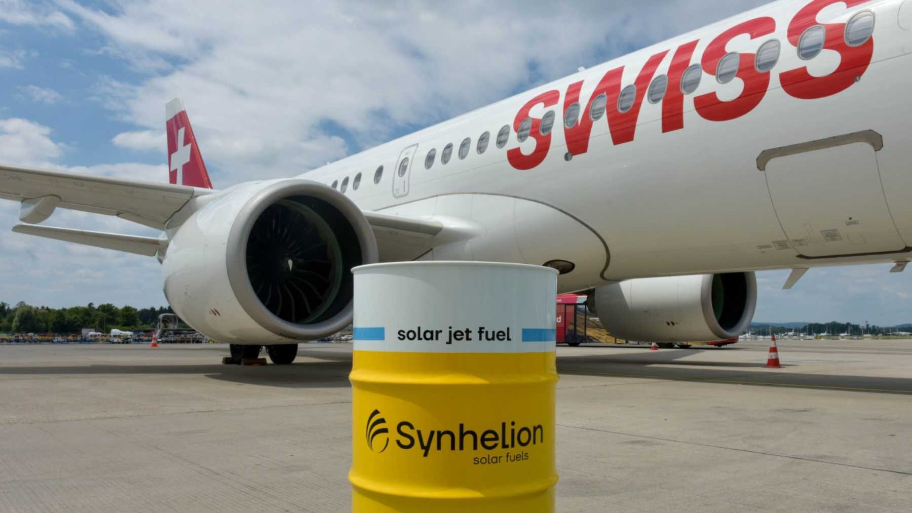 solar jet fuel swiss