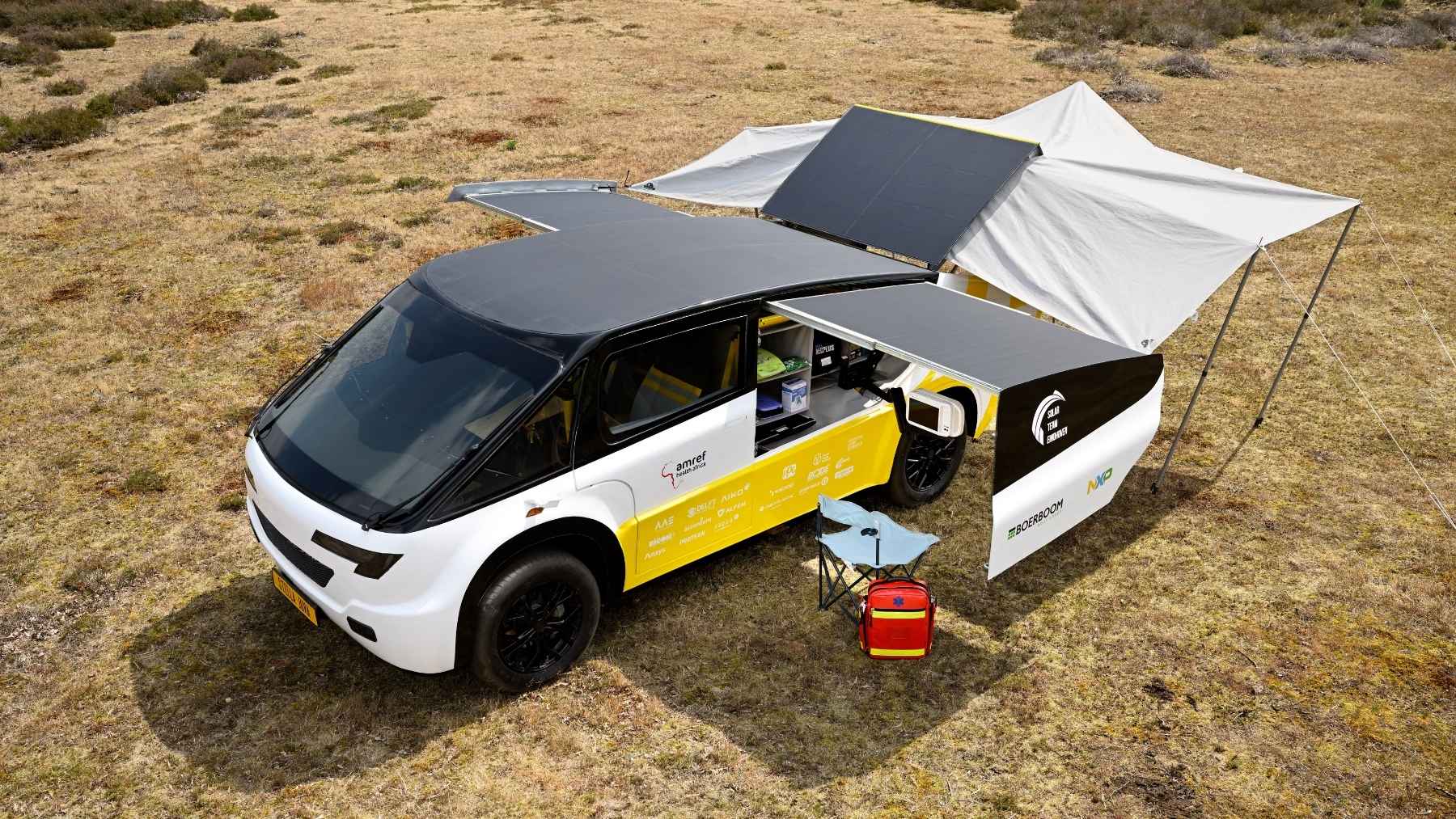 Dutch students just unveiled an ambulance that runs everything on sunlight, the X-ray, the ultrasound, the vaccine cooler and the wheels themselves, built to be parked as the clinic in villages past the last power line