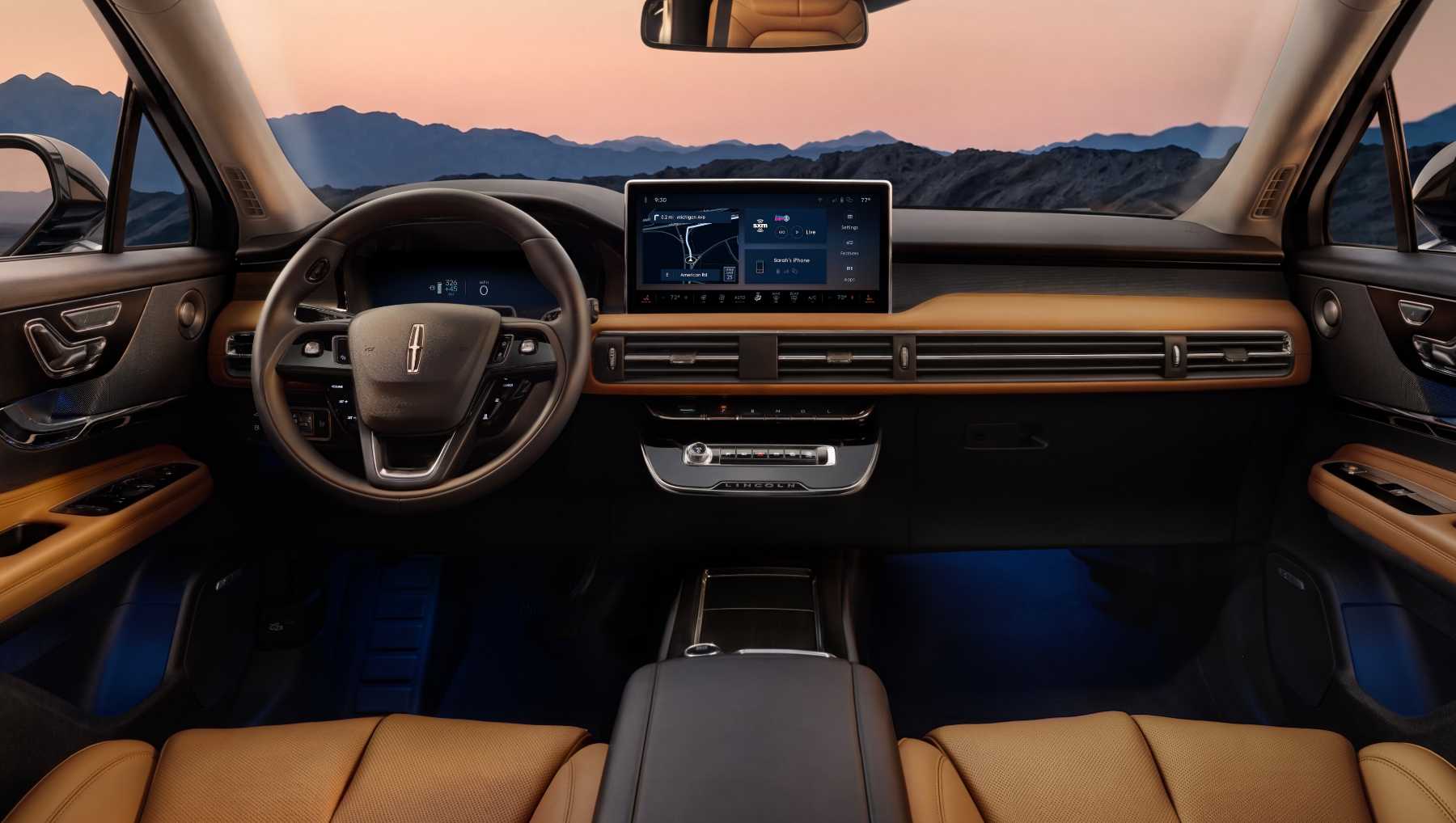 Dash view of the 2027 Lincoln Corsair