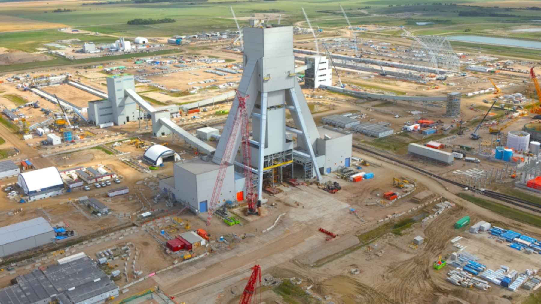 An Australian mining company drilled 89 holes 34 miles long in total into Saskatchewan, pumped them full of chilled brine to freeze 2,625 feet of waterlogged sand into rock, and is now thawing it back a degree at a time
