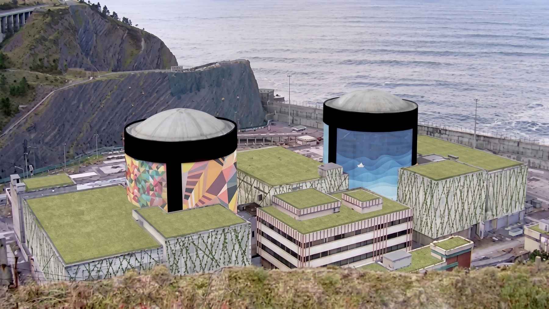 A pair of Spanish reactors was built almost to the last bolt and never switched on, and 42 years later the site has gone to a fish company that beat a Norwegian salmon bid six times its size, because it plans to raise 3,000 tons of sole inside the buildings Norway wanted knocked down