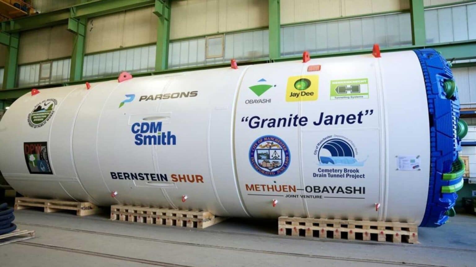 Raise Boring Rig A 281-ton German boring machine named Granite Janet has bored out of ...