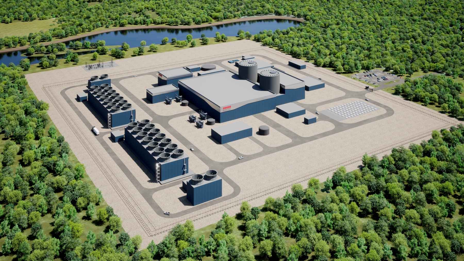 Two 340-megawatt small nuclear reactors on the Lake Michigan shore can start as a hole: regulators let the builder wall off the pit with concrete before any permit, and the walls stay buried for good