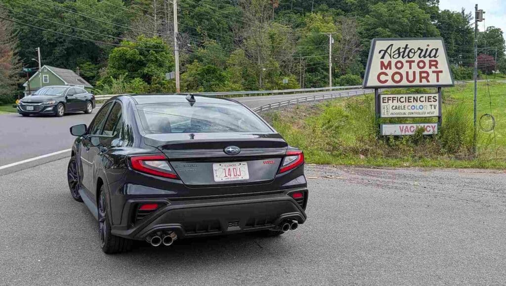 2026 Subaru WRX rear view