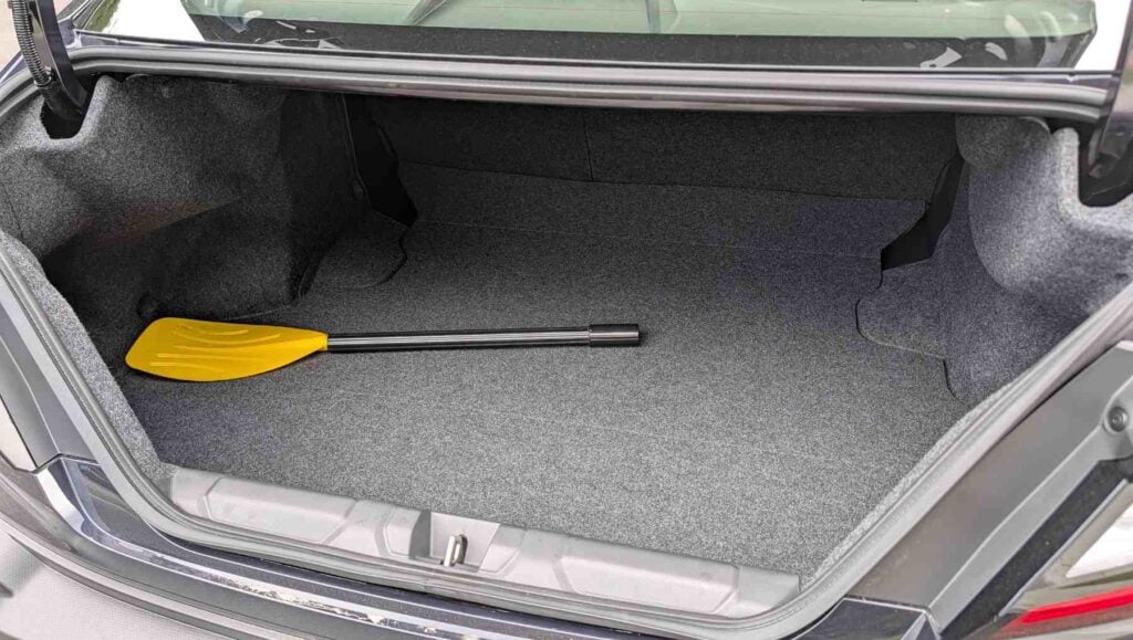 2026 Subaru WRX trunk space