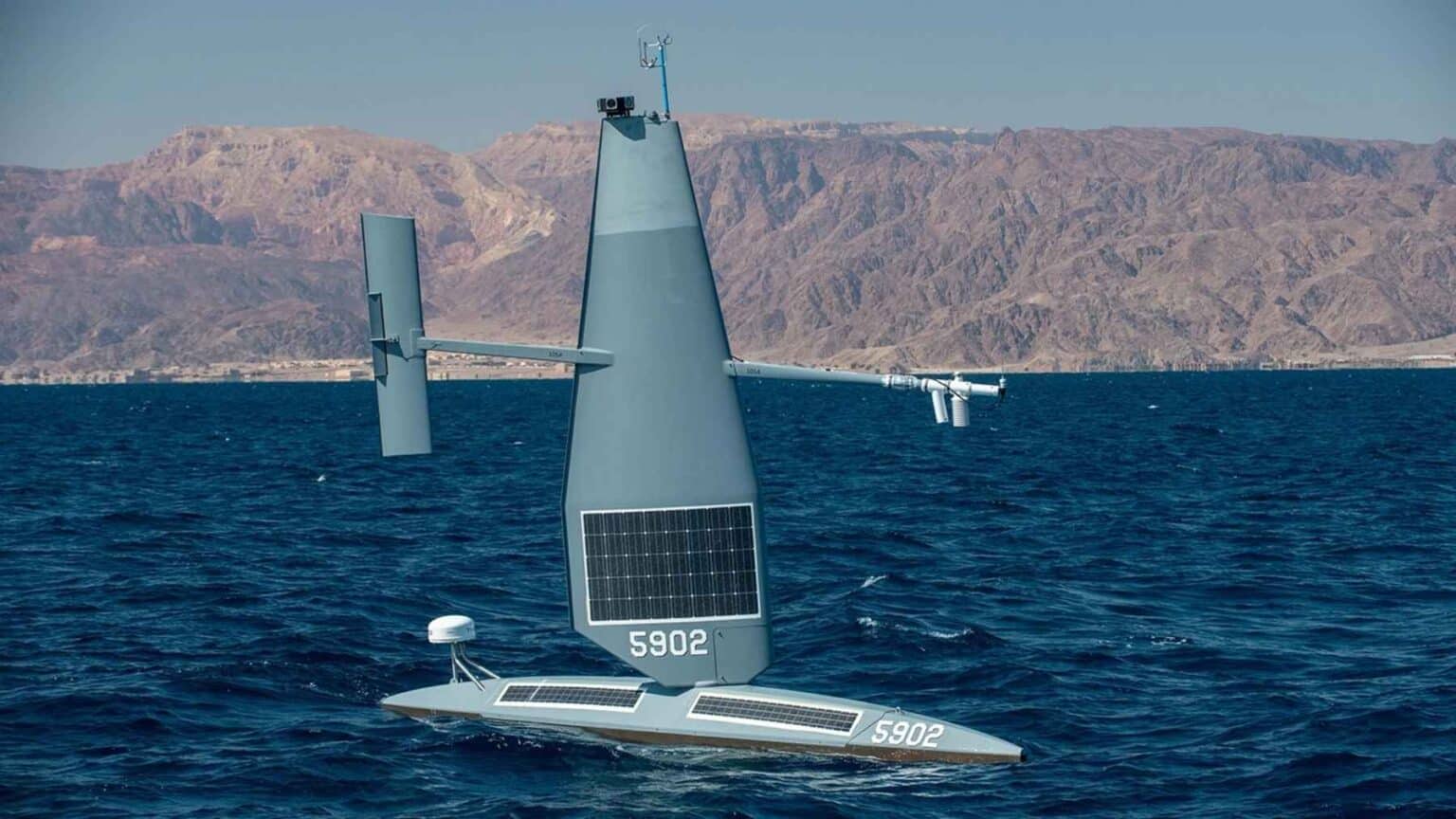 A 1,500-pound drone sailboat sailed straight into a Category 3 ...