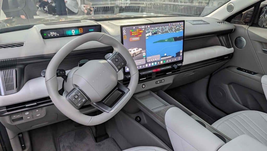 Dash and infotainment on the 2027 Hyundai Tucson