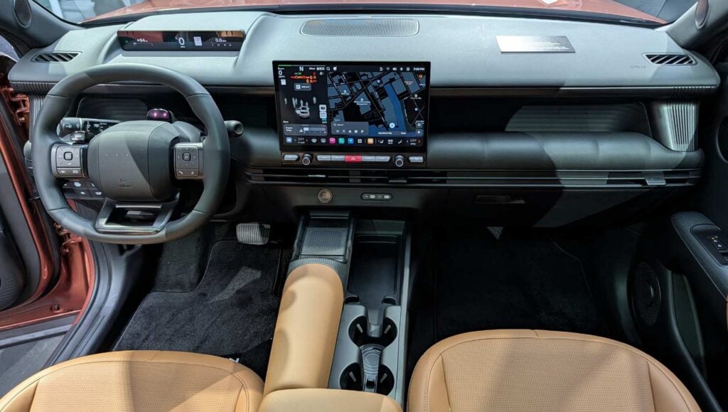 Dash and infotainment on the 2027 Hyundai Tucson