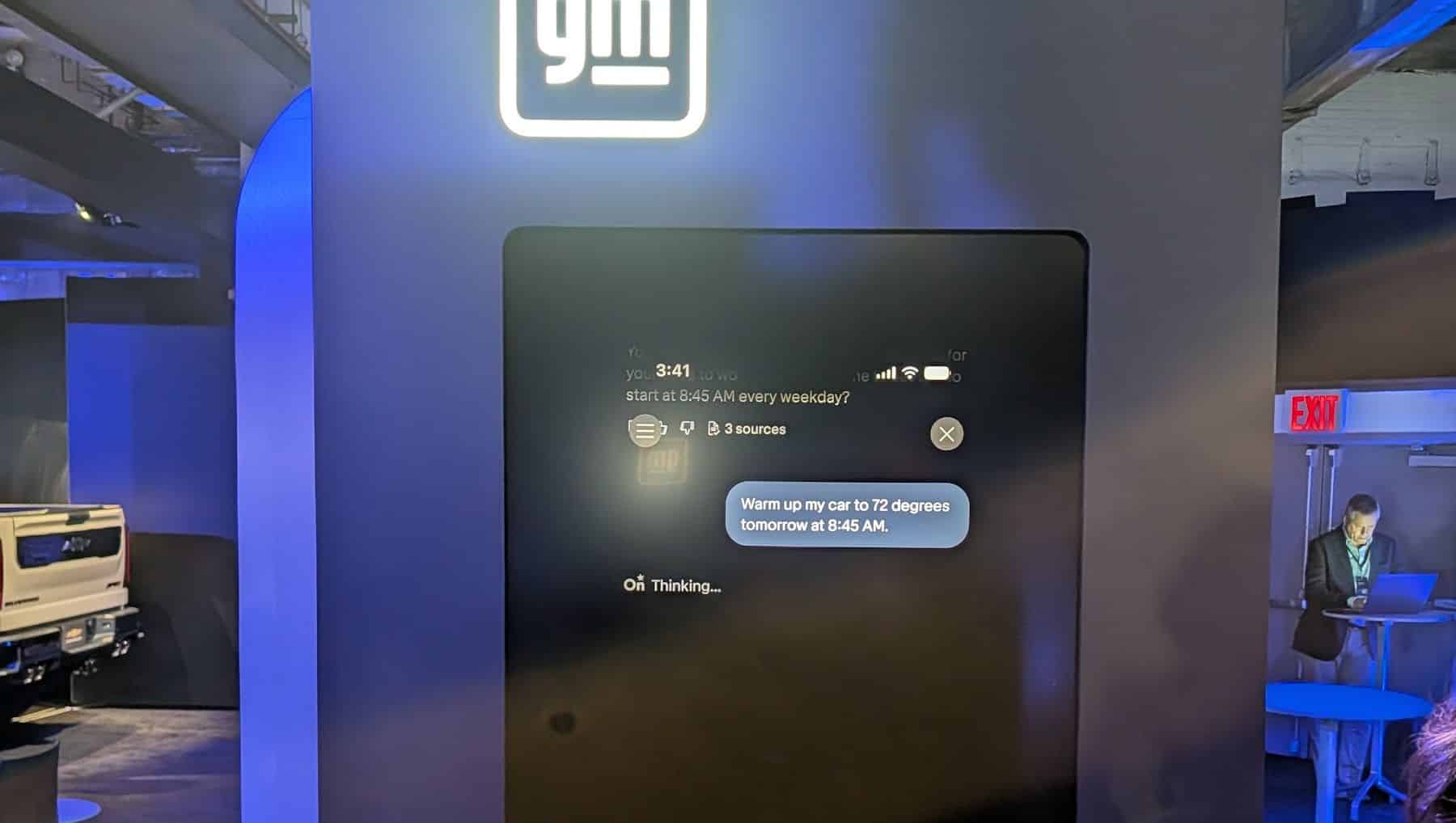 A Demo of OnStar's AI at GM Forward 2026