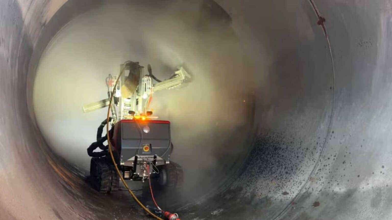 A 5,900-foot steel pipe feeds six turbines 490 feet under a Tasmanian ...