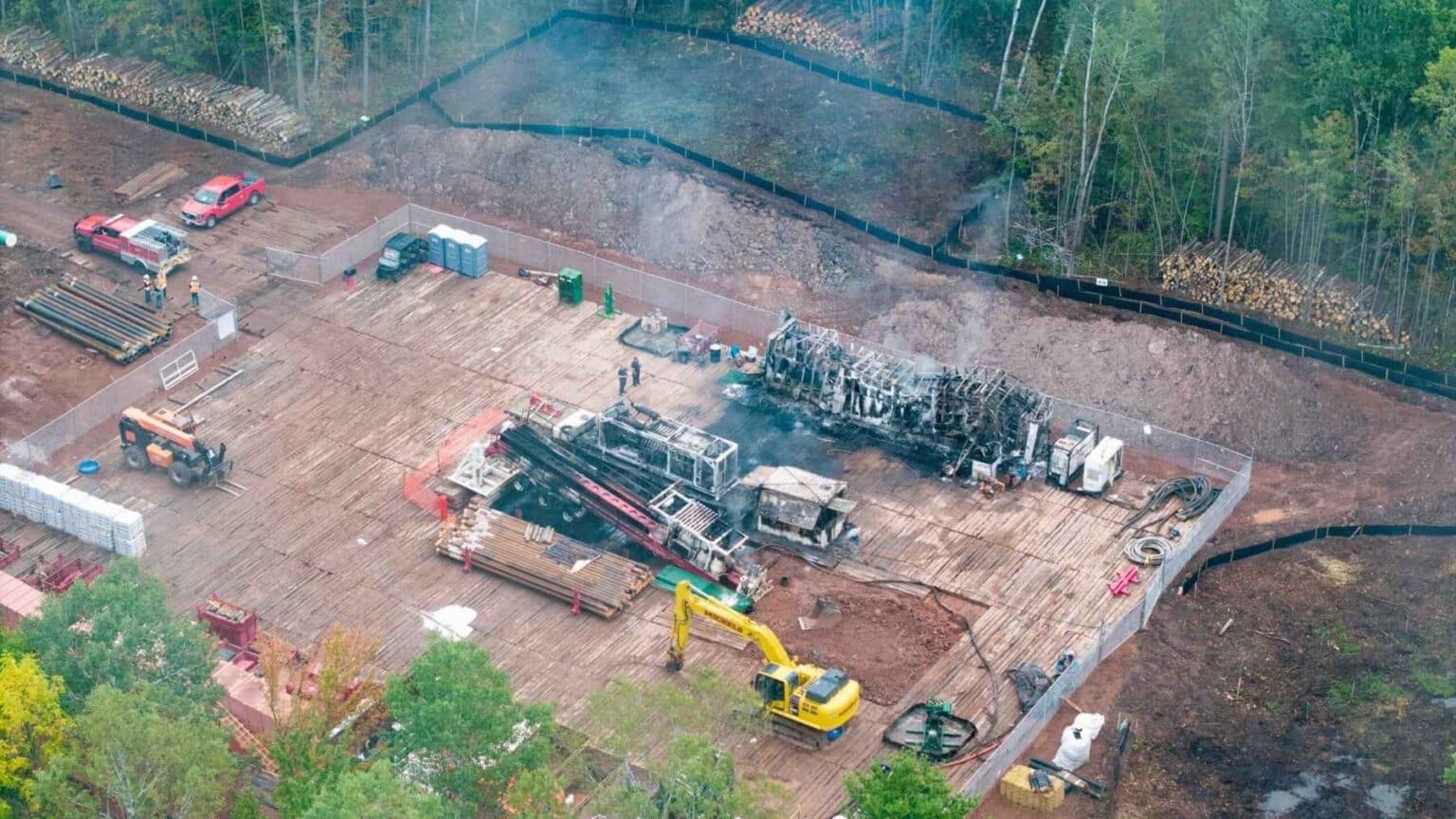 Fbi Panel Box A 30-inch oil pipeline pulled through a hole bored under a Wisconsin ...