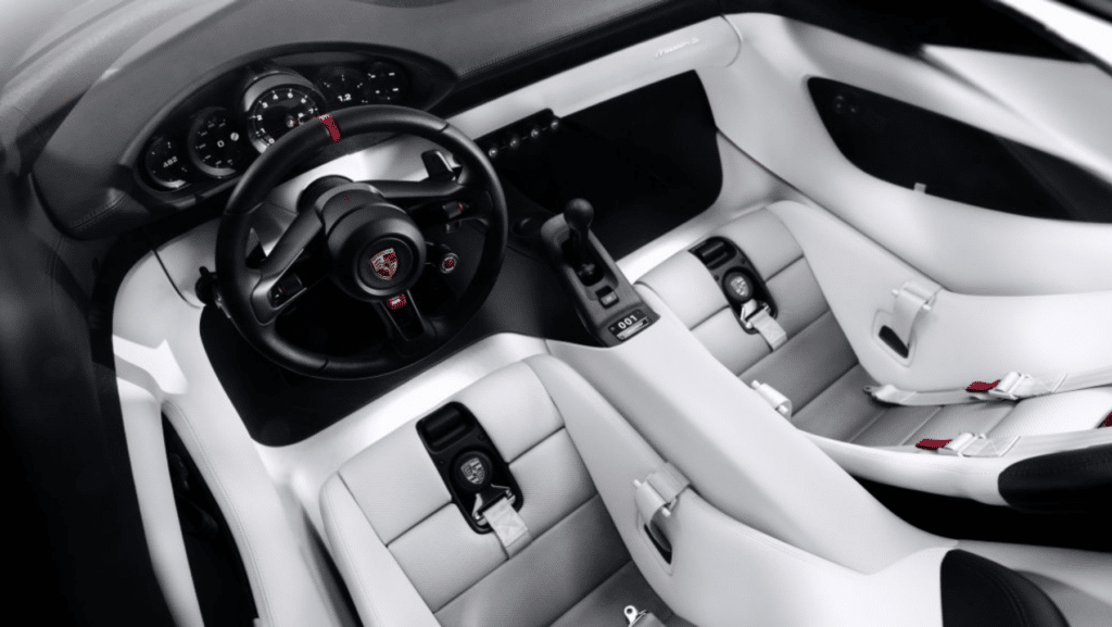 porsche mission s interior