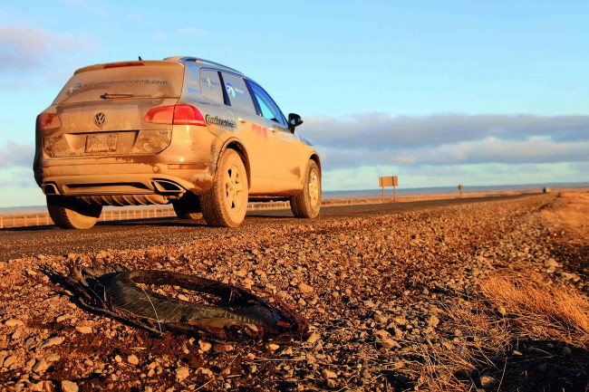 Un Volkswagen Touareg bate el record mundial en la Panamericana