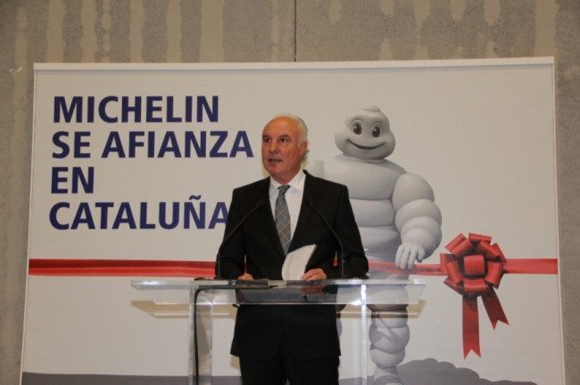 Michelin inaugura un nuevo almacén en Subirats