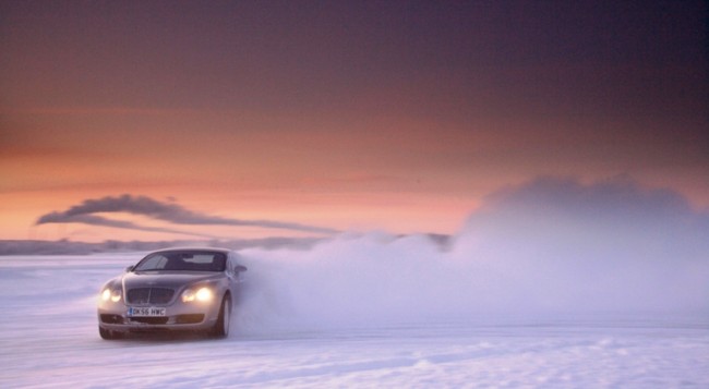 La aventura de Bentley en la nieve
