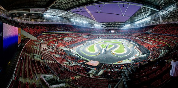 Algunos de los mejores pilotos en la Stadium Race de Madrid