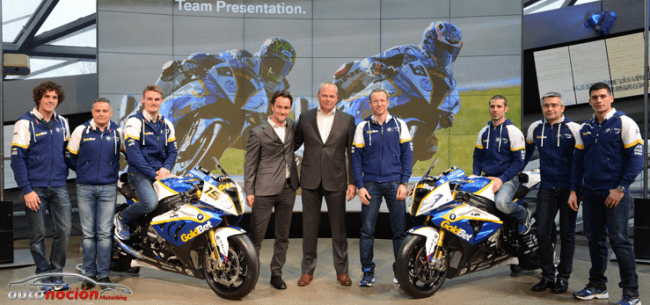 El equipo BMW Motorrad GoldBet, presentado en Munich