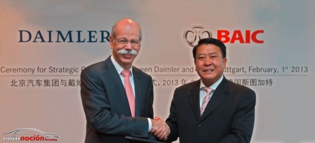 Daimler AG invertirá en BAIC Motor para reforzar su presencia en China