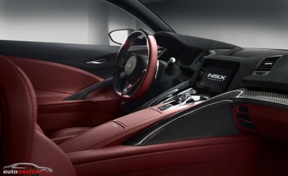 Honda NSX concept interior