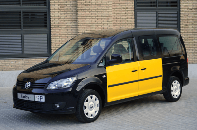 El Caddy Maxi 7 plazas homologado para taxi en Barcelona