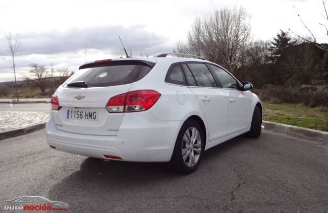 Prueba Chevrolet Cruze SW: Un familiar con pajarita (Parte II)