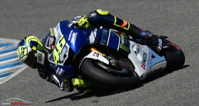 Valentino Rossi vuelve a lo más alto en los test de Jerez