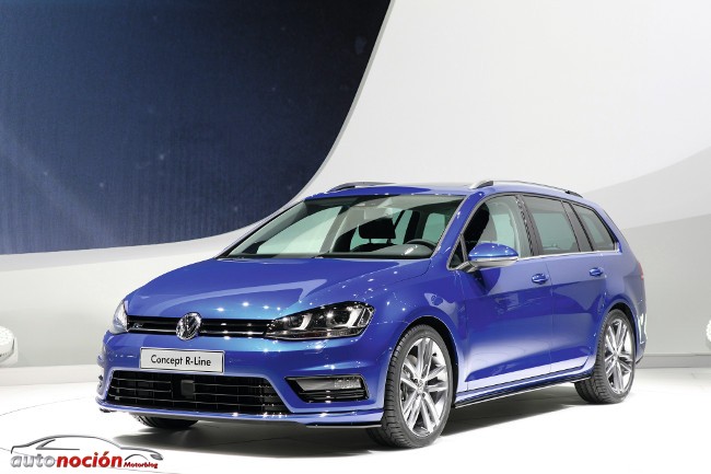 Estreno mundial del Golf Variant Concept R-Line