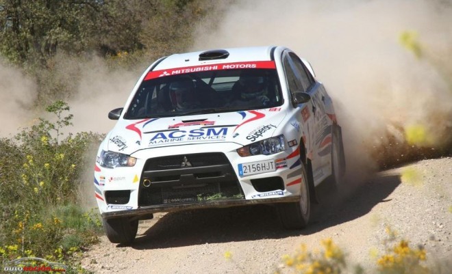 Xevi Pons y su Evo X se imponen en la primera prueba del campeonato de España de Rally