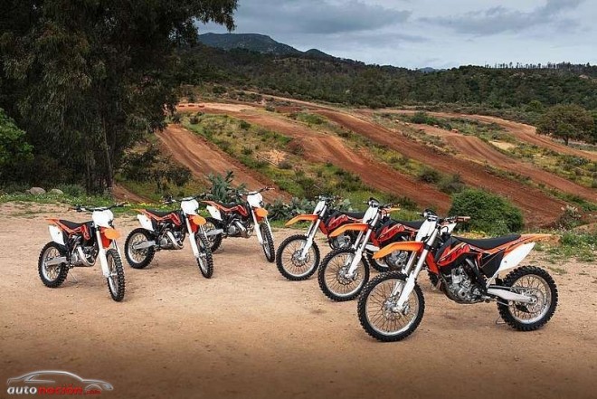 KTM presenta su gama offroad 2014