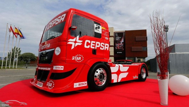 El Cepsa Truck Team de Antonio Albacete se presenta en Las Rozas