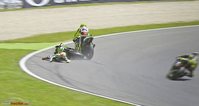 Incidente entre Rossi y Bautista en Mugello