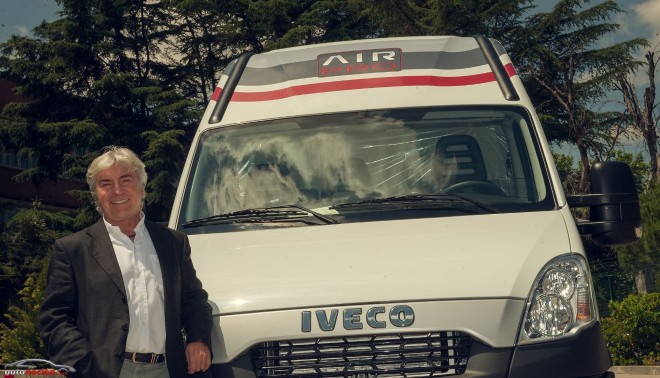 Iveco entrega una Daily Air Pro a Ángel Nieto