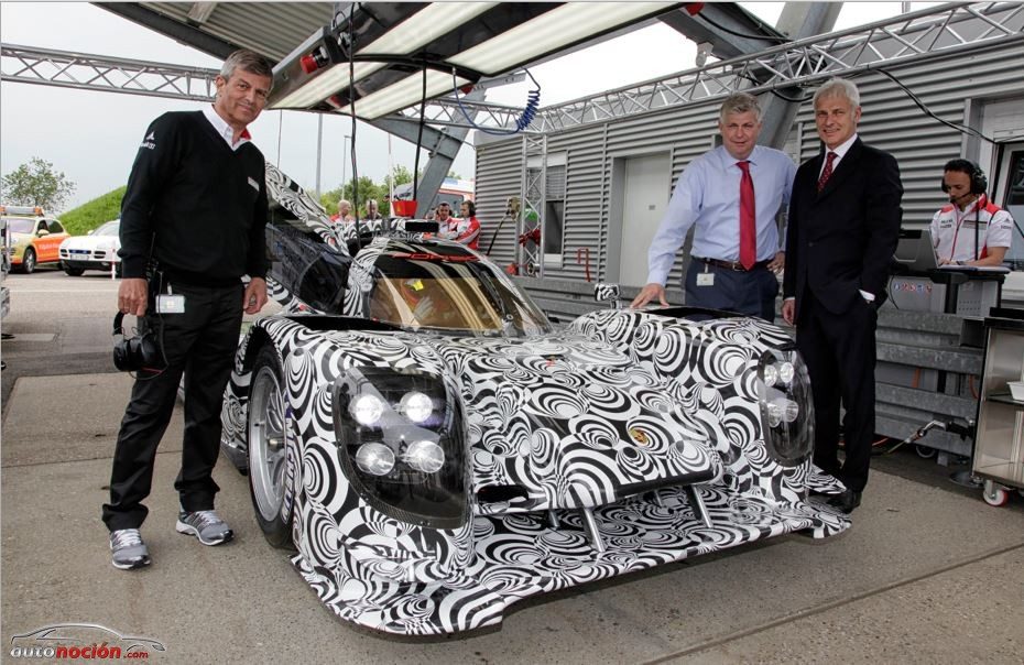 Porsche prueba el prototipo con el competirá en Le Mans 2014