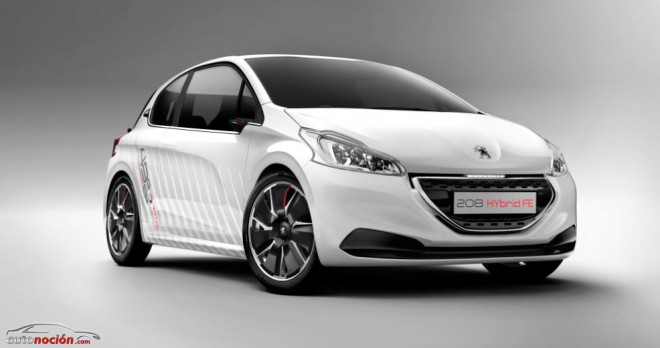 El Peugeot 208 HYbrid FE consigue unas emisiones de 49 g de CO2