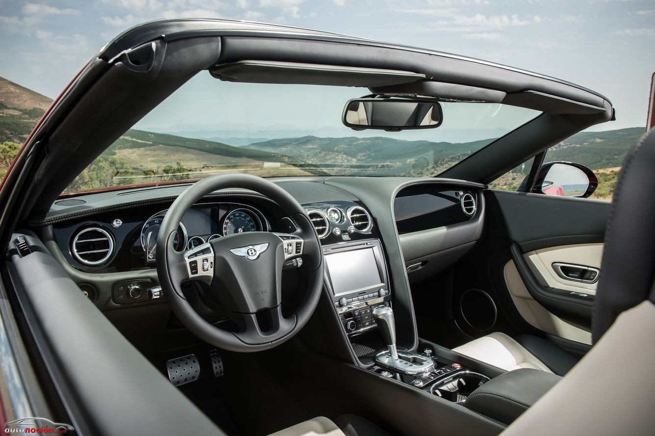 Interior Bentley Continental GT v8 S Cabrio