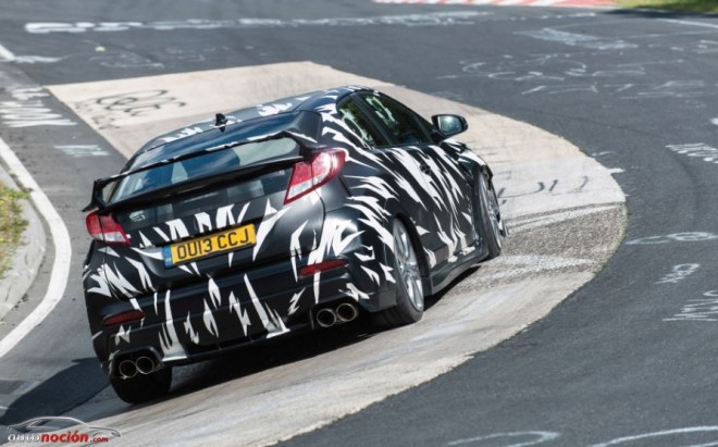 Honda dice que el Civic Type R será el tracción delantera más rápido en Nürburgring