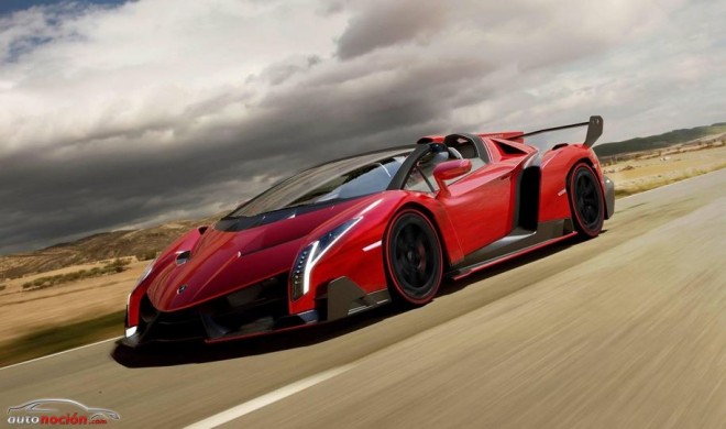 Espectacular presentación del Lamborghini Veneno Roadster