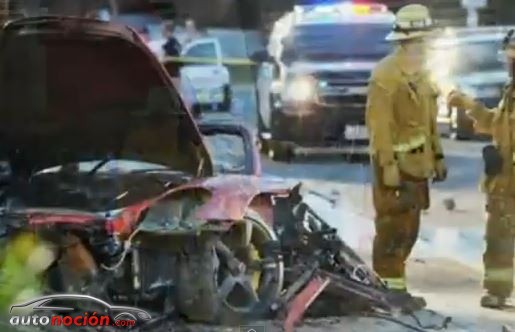 El Porsche Carrera GT de Walker y Rodas circulaba a 161 km/h en el momento del accidente